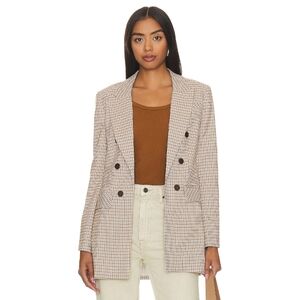 1. STATE Long Double Breasted Blazer in Dusty Blue | Size 8